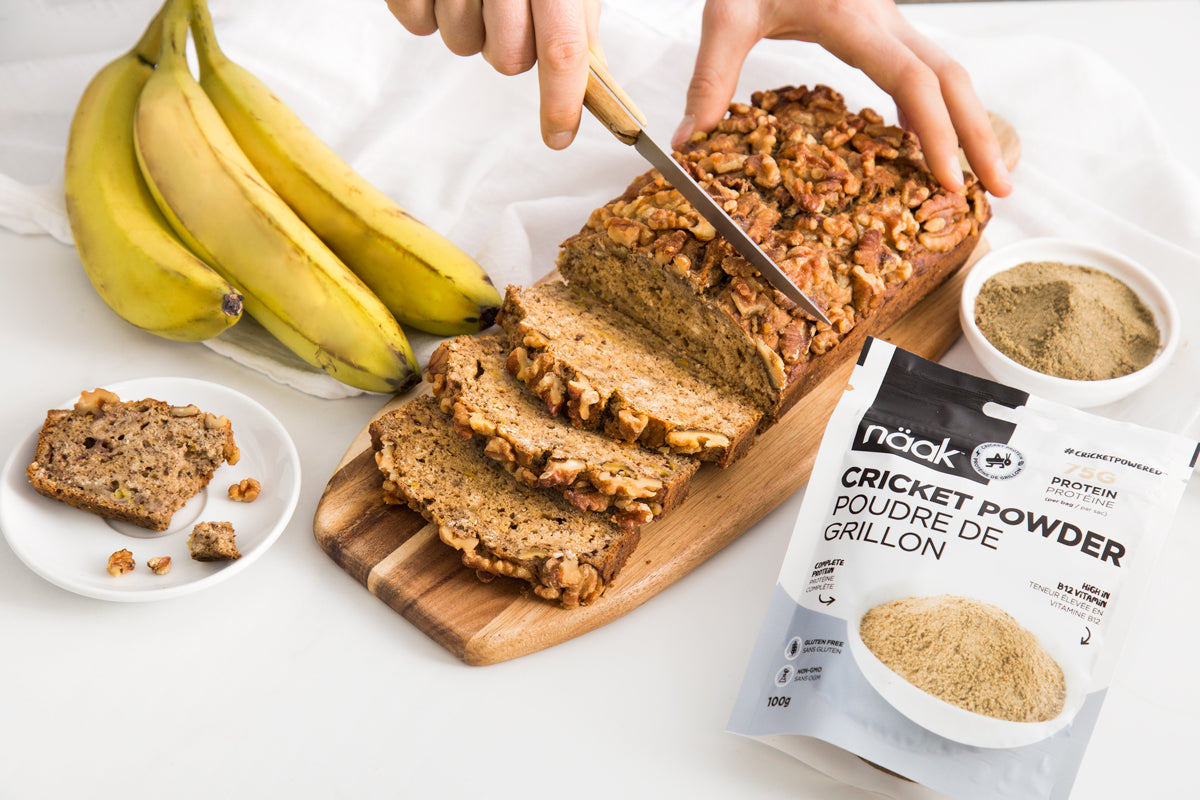 Recipe - Cricket Powder Banana Bread